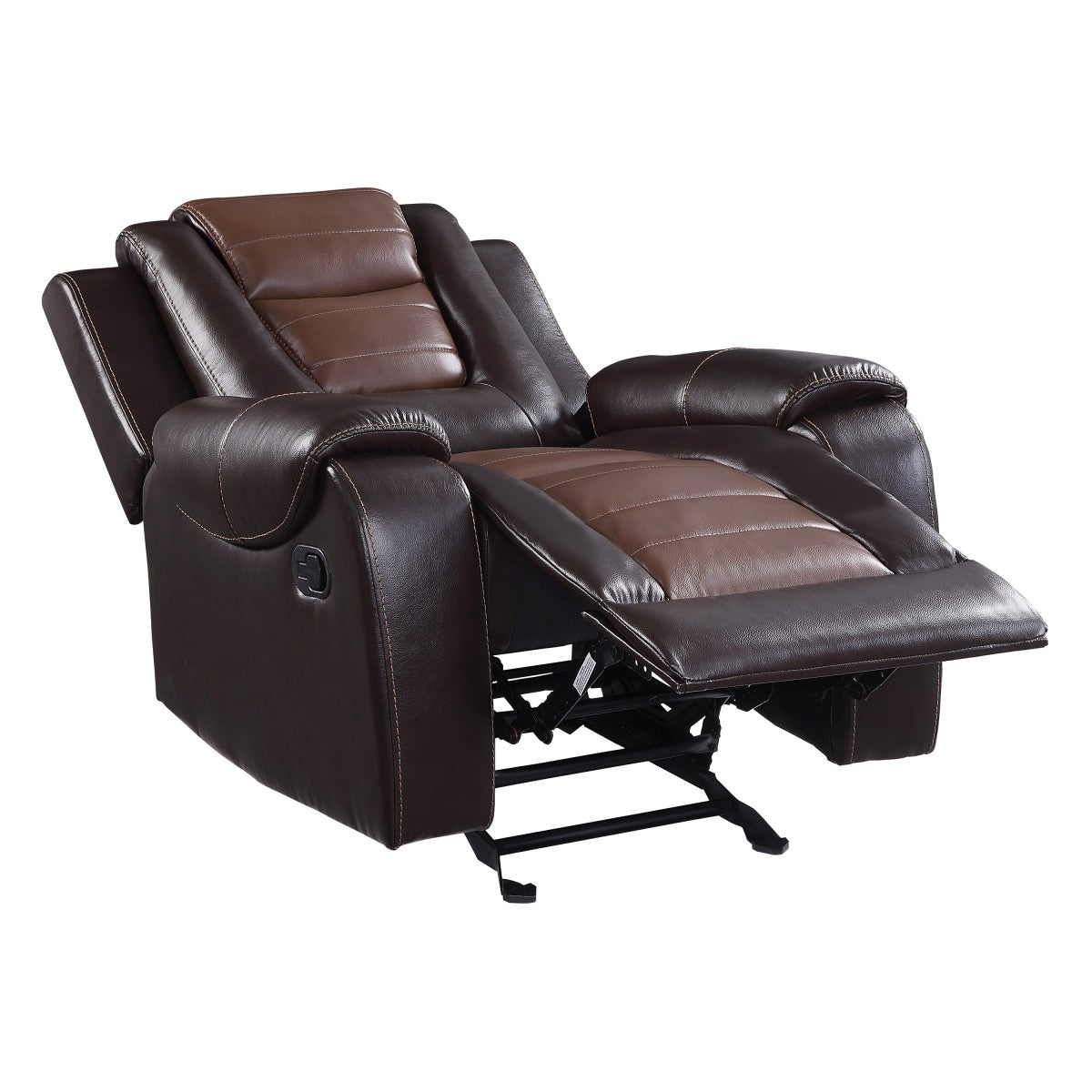 Briscoe Brown Glider Reclining Chair from Homelegance - Luna Furniture