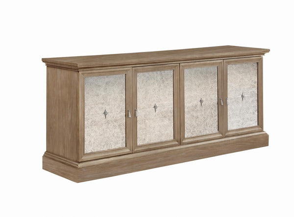 Brockway Cove and Barley Brown 4-Door Server