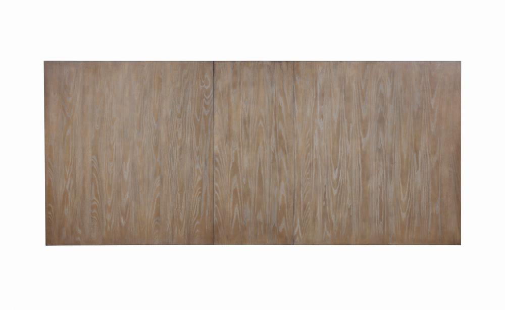 Brockway Cove and Barley Brown Trestle Dining Table from Coaster - Luna Furniture