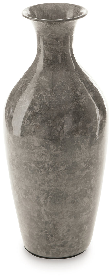 Brockwich Antique Gray Vase from Ashley - Luna Furniture