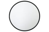Brocky Black Accent Mirror from Ashley - Luna Furniture