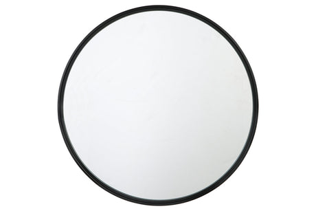 Brocky Black Accent Mirror from Ashley - Luna Furniture