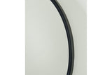 Brocky Black Accent Mirror from Ashley - Luna Furniture