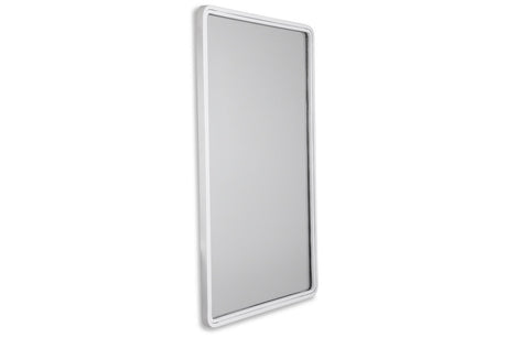 Brocky White Accent Mirror from Ashley - Luna Furniture