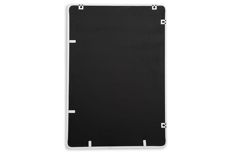 Brocky White Accent Mirror from Ashley - Luna Furniture