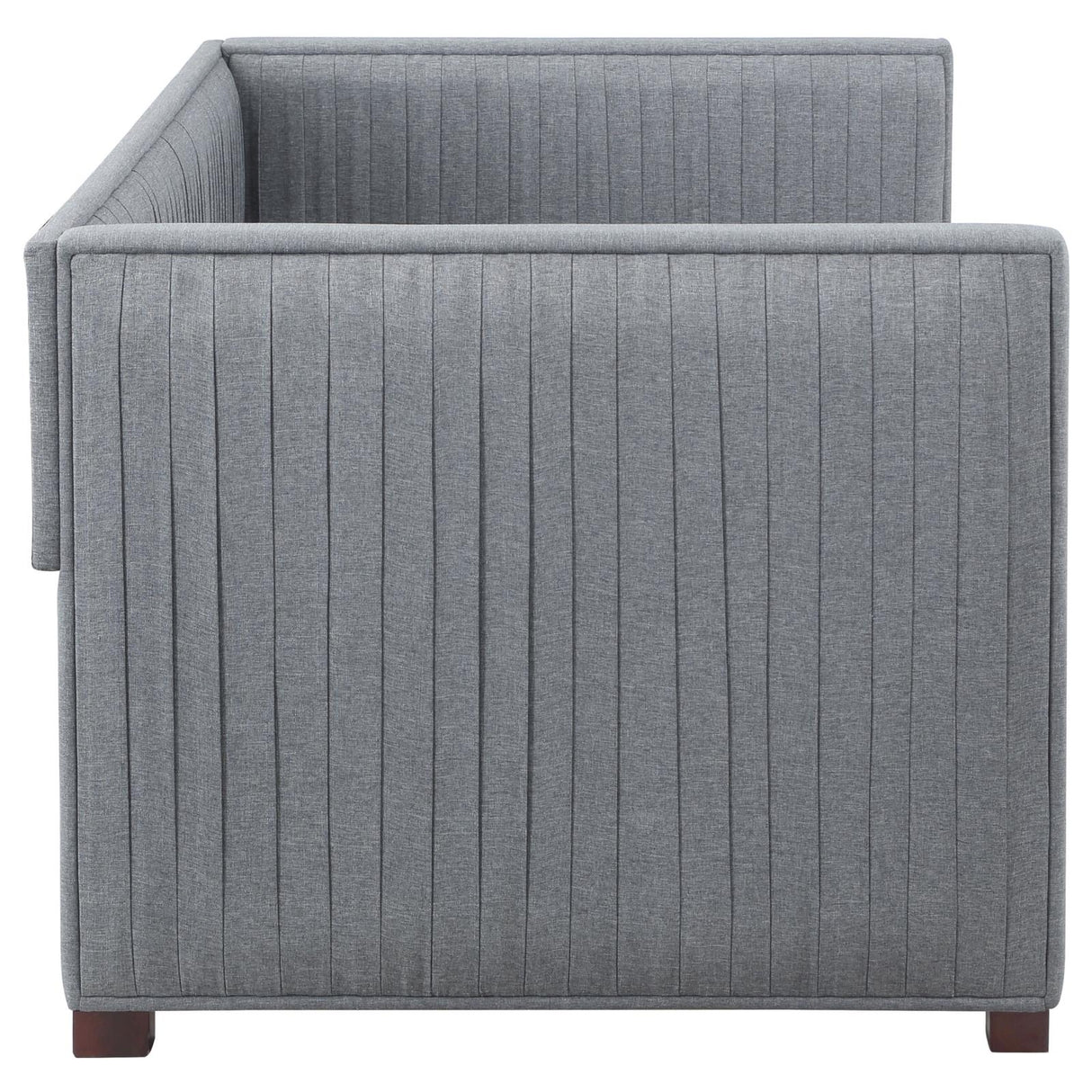 Brodie Gray Upholstered Twin Daybed with Trundle from Coaster - Luna Furniture