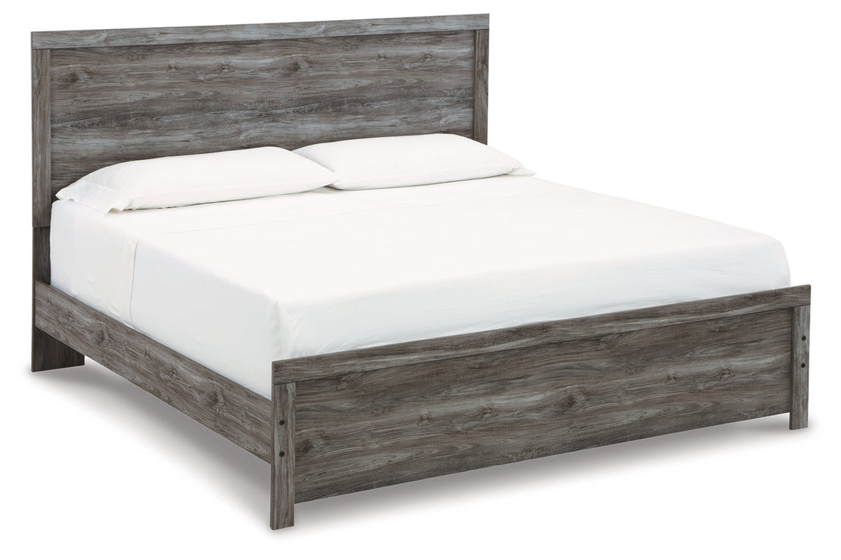 Bronyan Dark Gray King Panel Bed from Ashley - Luna Furniture
