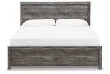 Bronyan Dark Gray King Panel Bed from Ashley - Luna Furniture