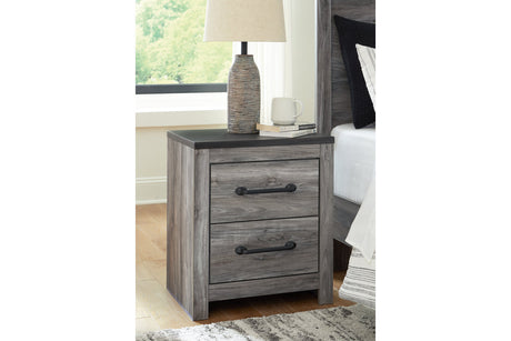 Bronyan Dark Gray Nightstand from Ashley - Luna Furniture