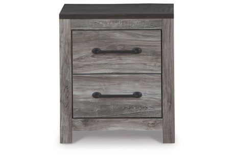 Bronyan Dark Gray Nightstand from Ashley - Luna Furniture