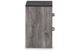 Bronyan Dark Gray Nightstand from Ashley - Luna Furniture