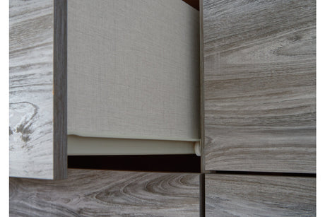 Bronyan Dark Gray Nightstand from Ashley - Luna Furniture