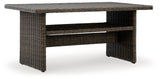 Brook Ranch Brown Outdoor Multi-use Table from Ashley Furniture - Luna Furniture