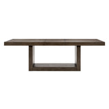Brookings Brown 96" Extendable Dining Table from Homelegance - Luna Furniture
