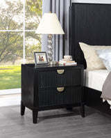 Brookmead Black 2-Drawer Nightstand from Coaster - Luna Furniture