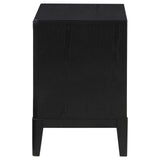 Brookmead Black 2-Drawer Nightstand from Coaster - Luna Furniture