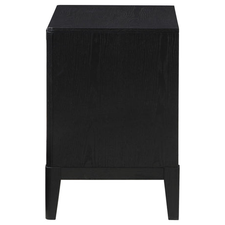 Brookmead Black 2-Drawer Nightstand from Coaster - Luna Furniture