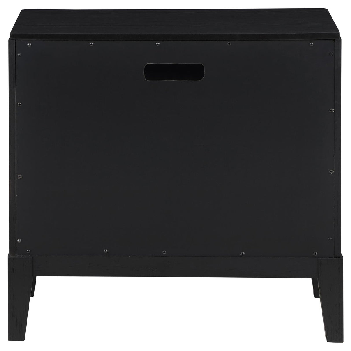 Brookmead Black 2-Drawer Nightstand from Coaster - Luna Furniture