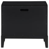 Brookmead Black 2-Drawer Nightstand from Coaster - Luna Furniture
