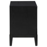 Brookmead Black 2-Drawer Nightstand from Coaster - Luna Furniture