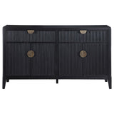 Brookmead Black 2-Drawer Sideboard Buffet with Storage Cabinet from Coaster - Luna Furniture