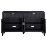 Brookmead Black 2-Drawer Sideboard Buffet with Storage Cabinet from Coaster - Luna Furniture