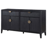 Brookmead Black 2-Drawer Sideboard Buffet with Storage Cabinet from Coaster - Luna Furniture
