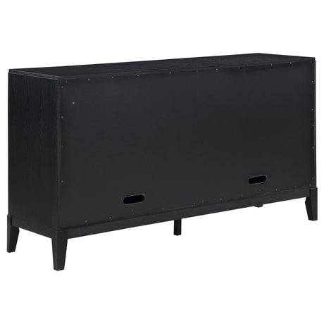 Brookmead Black 2-Drawer Sideboard Buffet with Storage Cabinet from Coaster - Luna Furniture