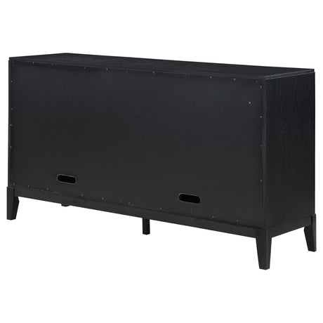 Brookmead Black 2-Drawer Sideboard Buffet with Storage Cabinet from Coaster - Luna Furniture