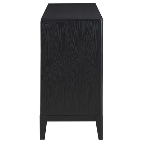 Brookmead Black 2-Drawer Sideboard Buffet with Storage Cabinet from Coaster - Luna Furniture
