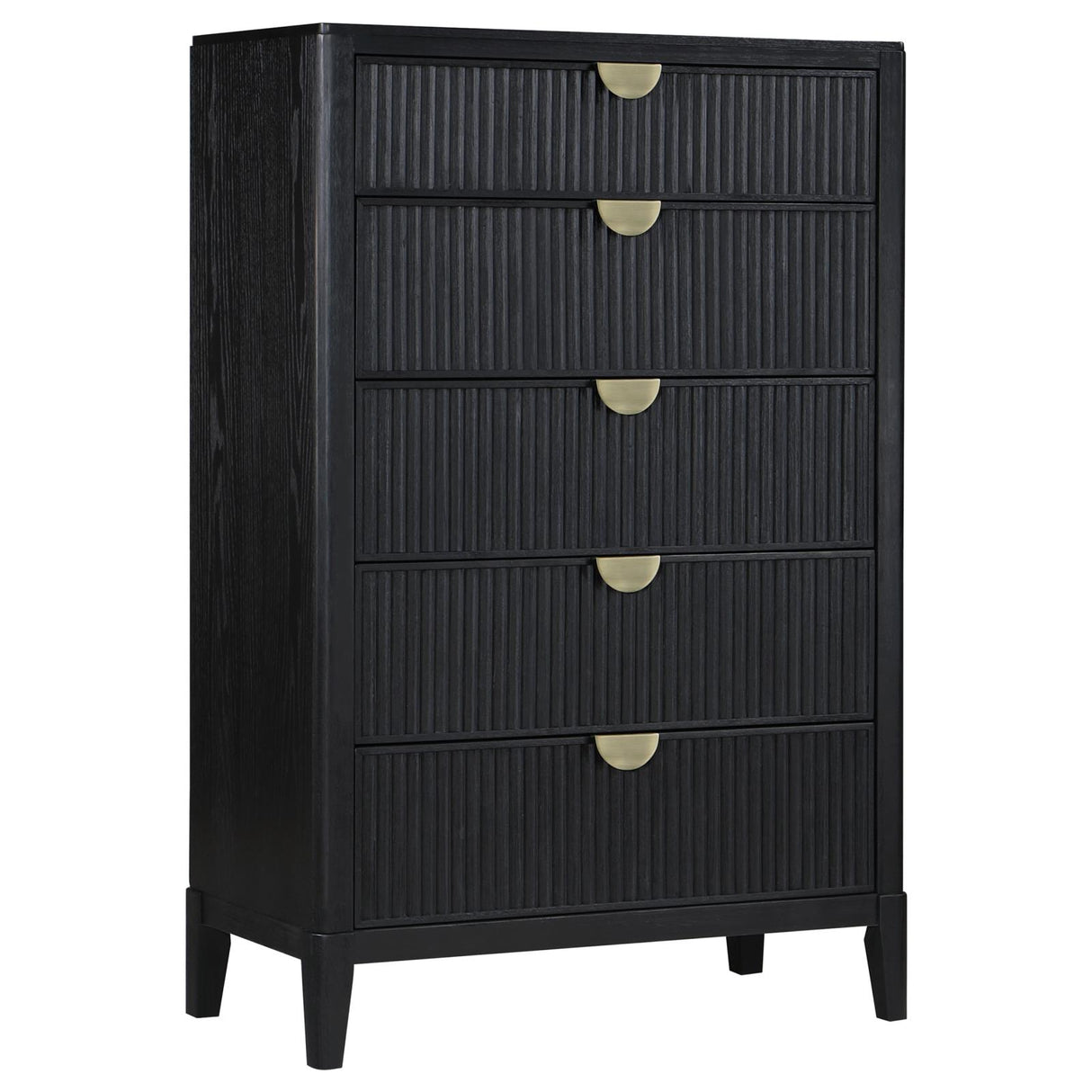 Brookmead Black 5-Drawer Bedroom Chest from Coaster - Luna Furniture