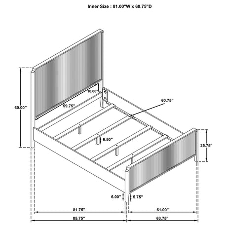 Brookmead Black 5-Piece Queen Bedroom Set from Coaster - Luna Furniture