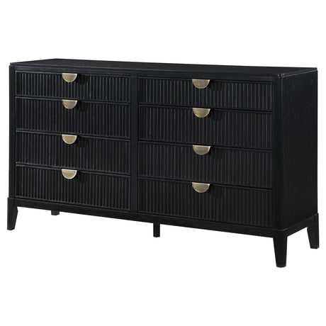 Brookmead Black 8-Drawer Bedroom Dresser from Coaster - Luna Furniture
