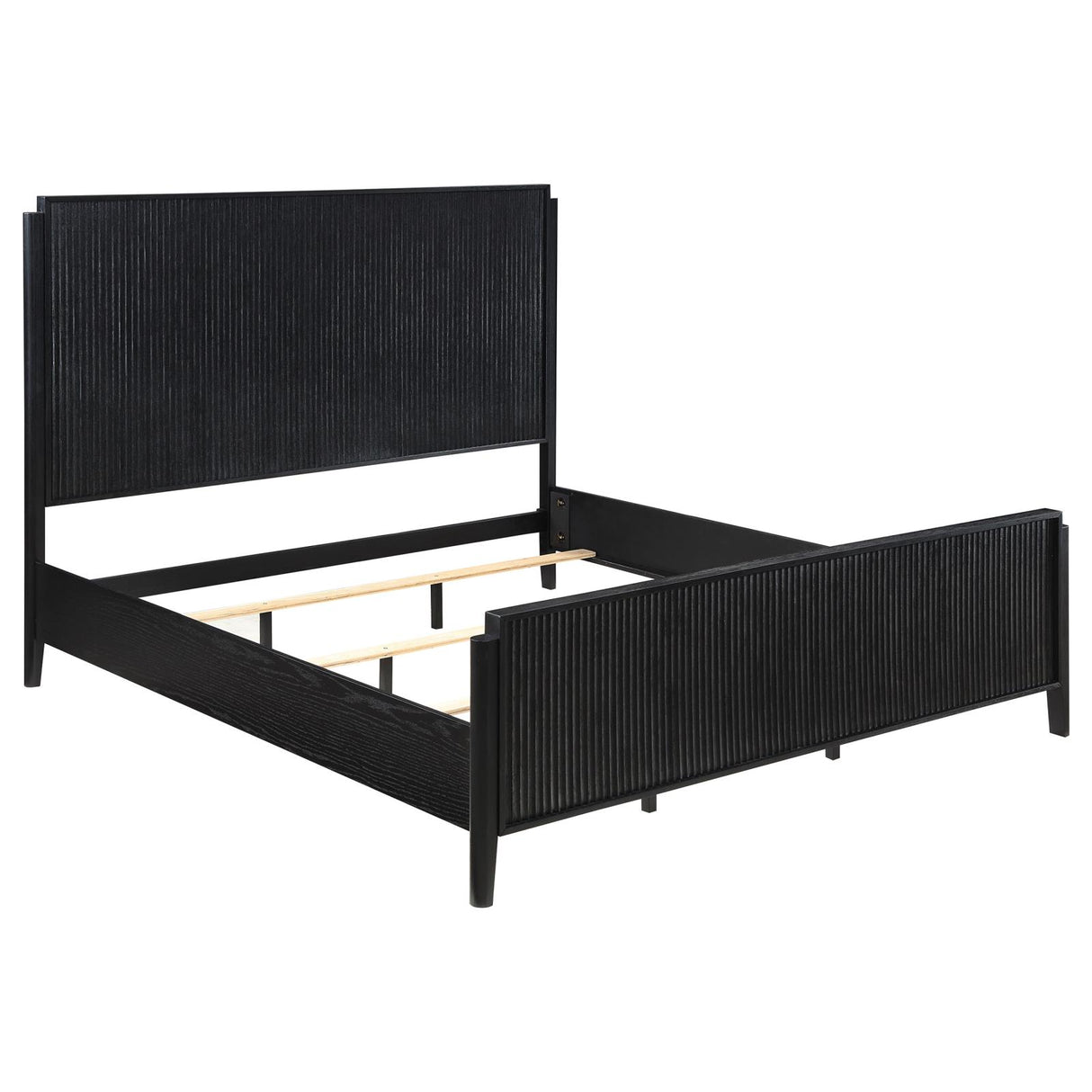 Brookmead Black Eastern King Bed from Coaster - Luna Furniture