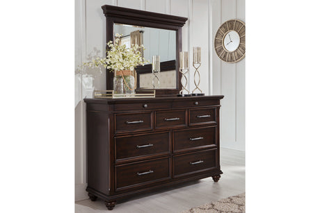 Brynhurst Dark Brown Bedroom Mirror (Mirror Only) from Ashley - Luna Furniture