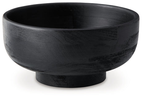 Brynnington Black Bowl from Ashley - Luna Furniture