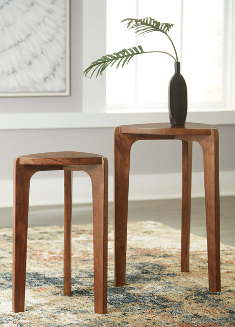 Brynnleigh Medium Brown Accent Table from Ashley - Luna Furniture