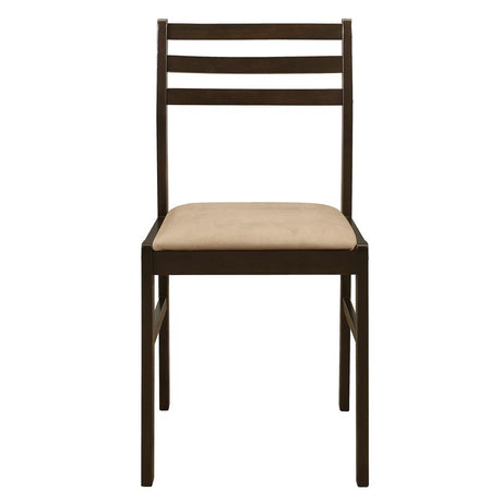 Bucknell Cappuccino and Tan 3-Piece Dining Set with Drop Leaf from Coaster - Luna Furniture