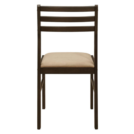 Bucknell Cappuccino and Tan 3-Piece Dining Set with Drop Leaf from Coaster - Luna Furniture