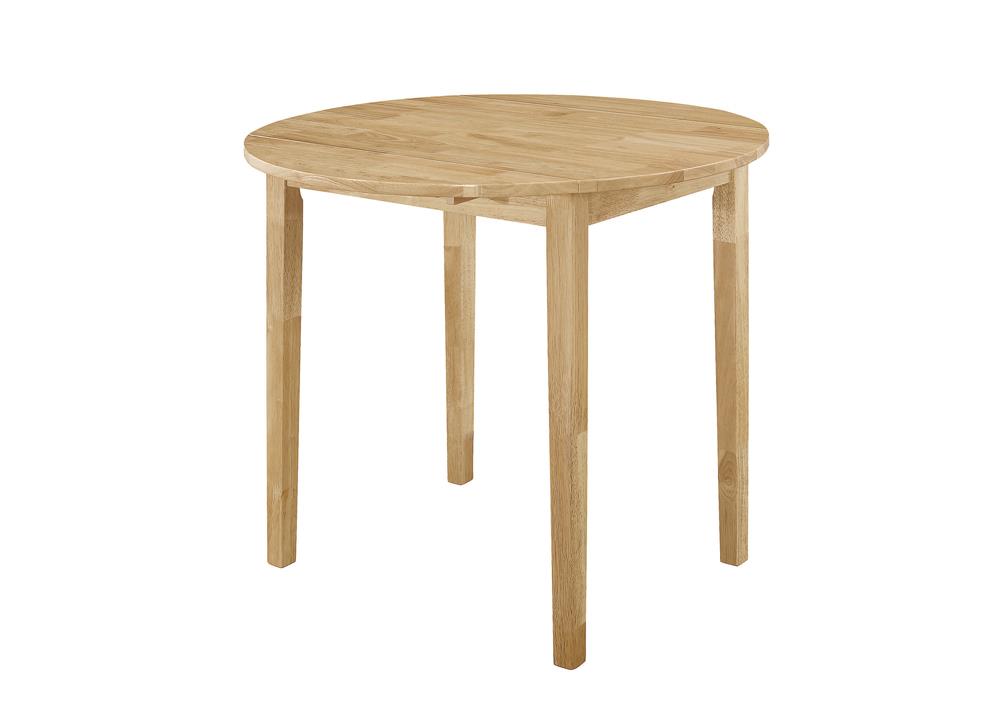 Bucknell Natural and Tan 3-Piece Dining Set with Drop Leaf from Coaster - Luna Furniture