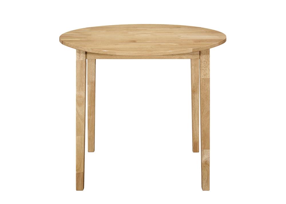 Bucknell Natural and Tan 3-Piece Dining Set with Drop Leaf from Coaster - Luna Furniture