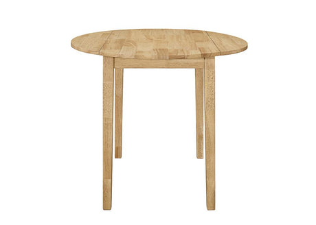 Bucknell Natural and Tan 3-Piece Dining Set with Drop Leaf from Coaster - Luna Furniture