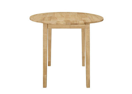 Bucknell Natural and Tan 3-Piece Dining Set with Drop Leaf from Coaster - Luna Furniture