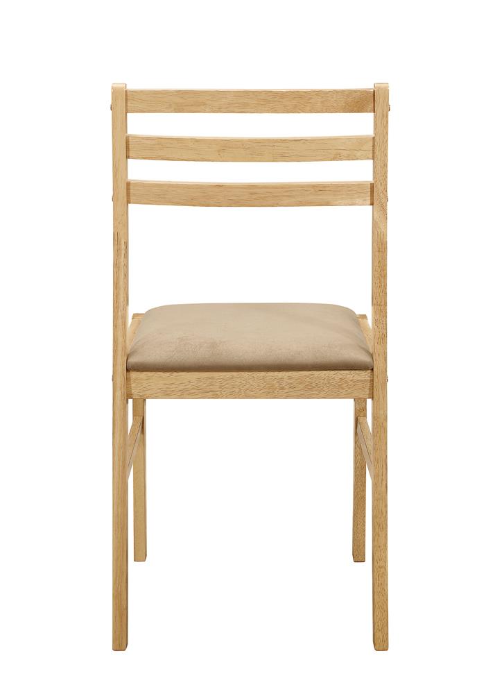 Bucknell Natural and Tan 3-Piece Dining Set with Drop Leaf from Coaster - Luna Furniture