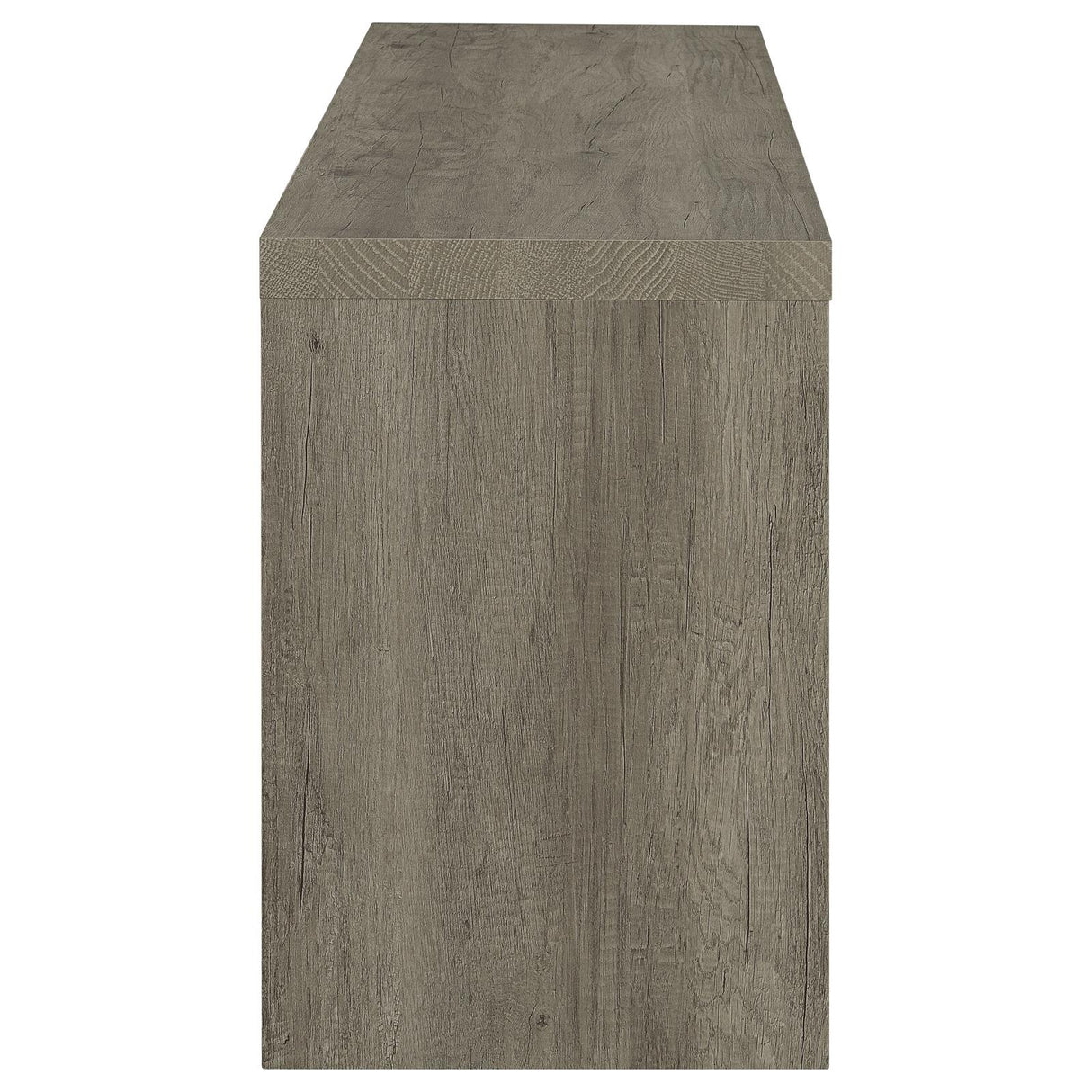 Burke Gray Driftwood 2-Drawer TV Console from Coaster - Luna Furniture
