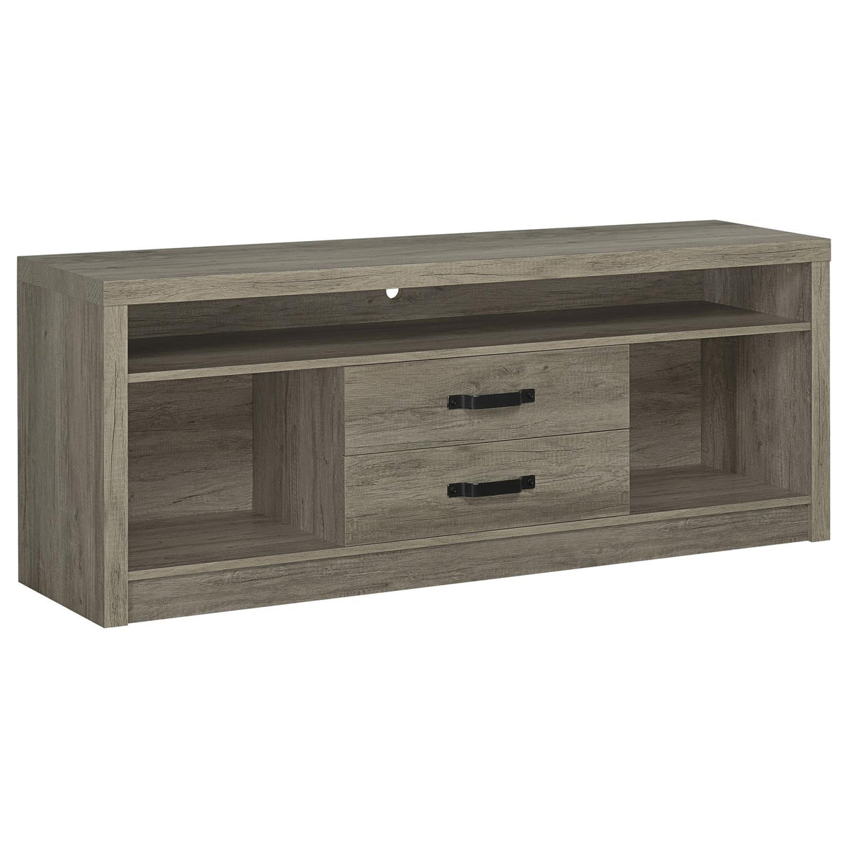 Burke Gray Driftwood 3-Piece Entertainment Center from Coaster - Luna Furniture