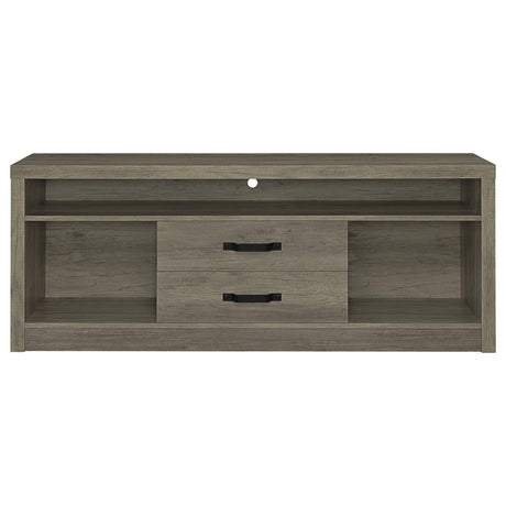 Burke Gray Driftwood 3-Piece Entertainment Center from Coaster - Luna Furniture