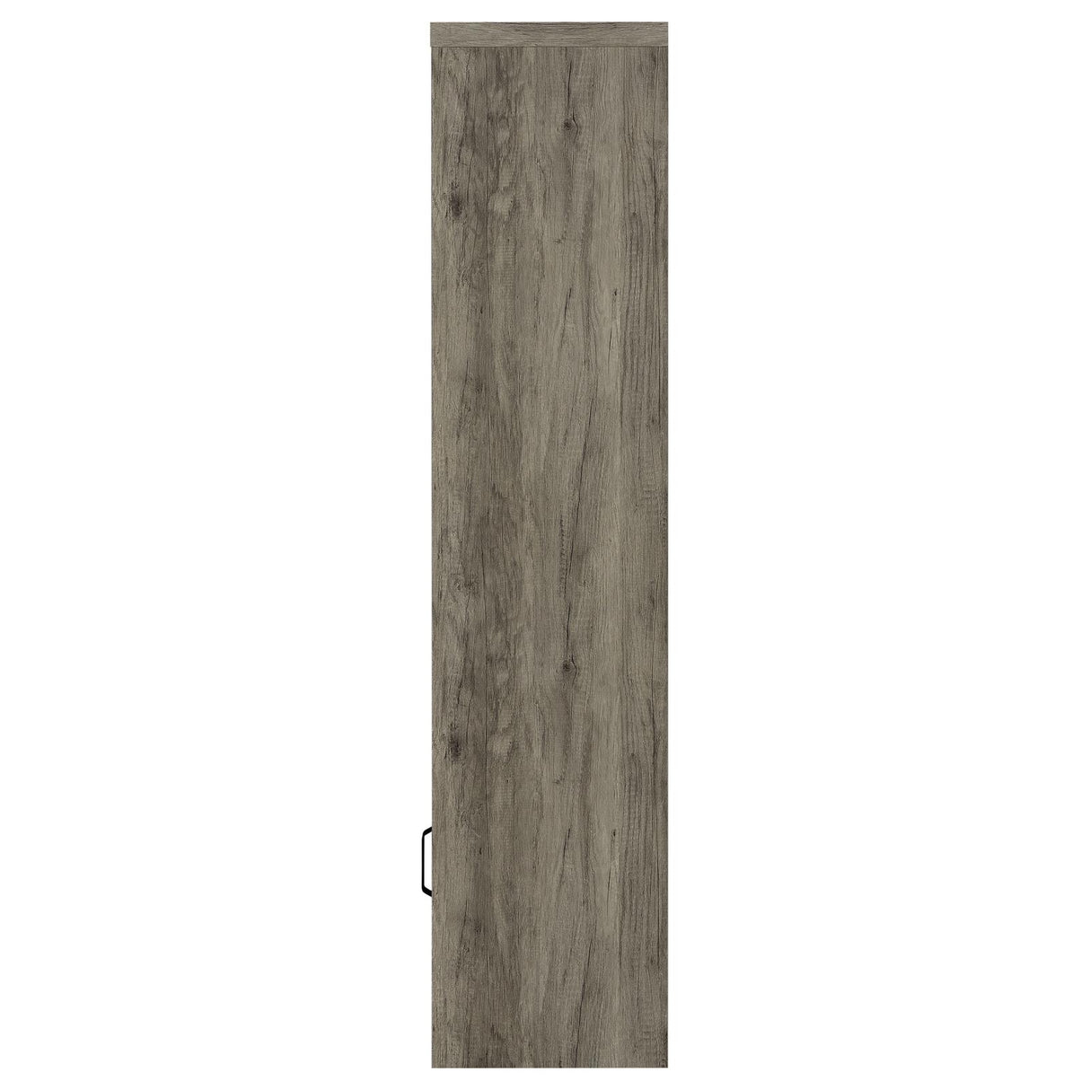 Burke Gray Driftwood 3-Shelf Media Tower With Storage Cabinet from Coaster - Luna Furniture
