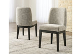 Burkhaus Dark Brown Dining Chair, Set of 2 from Ashley - Luna Furniture