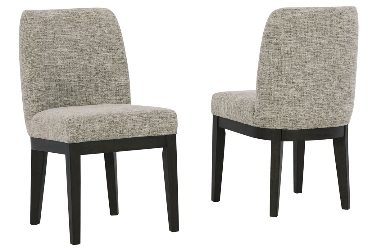 Burkhaus Dark Brown Dining Chair, Set of 2 from Ashley - Luna Furniture